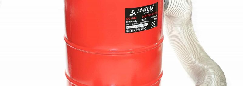 مکنده 100 میلیمتر محک با مخزن سطلی فلزی DC-100