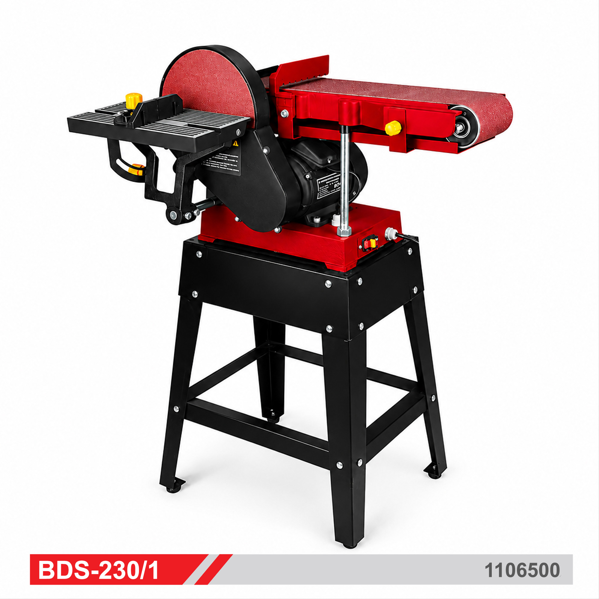 1106500 دستگاه سنباده نواری و دیسکی پایه دار محک BDS-230/1