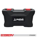 کیف پیچ گوشتی شارژی 4 ولت لیتیوم محک با کیت ابزار CSD-4 Li Kit