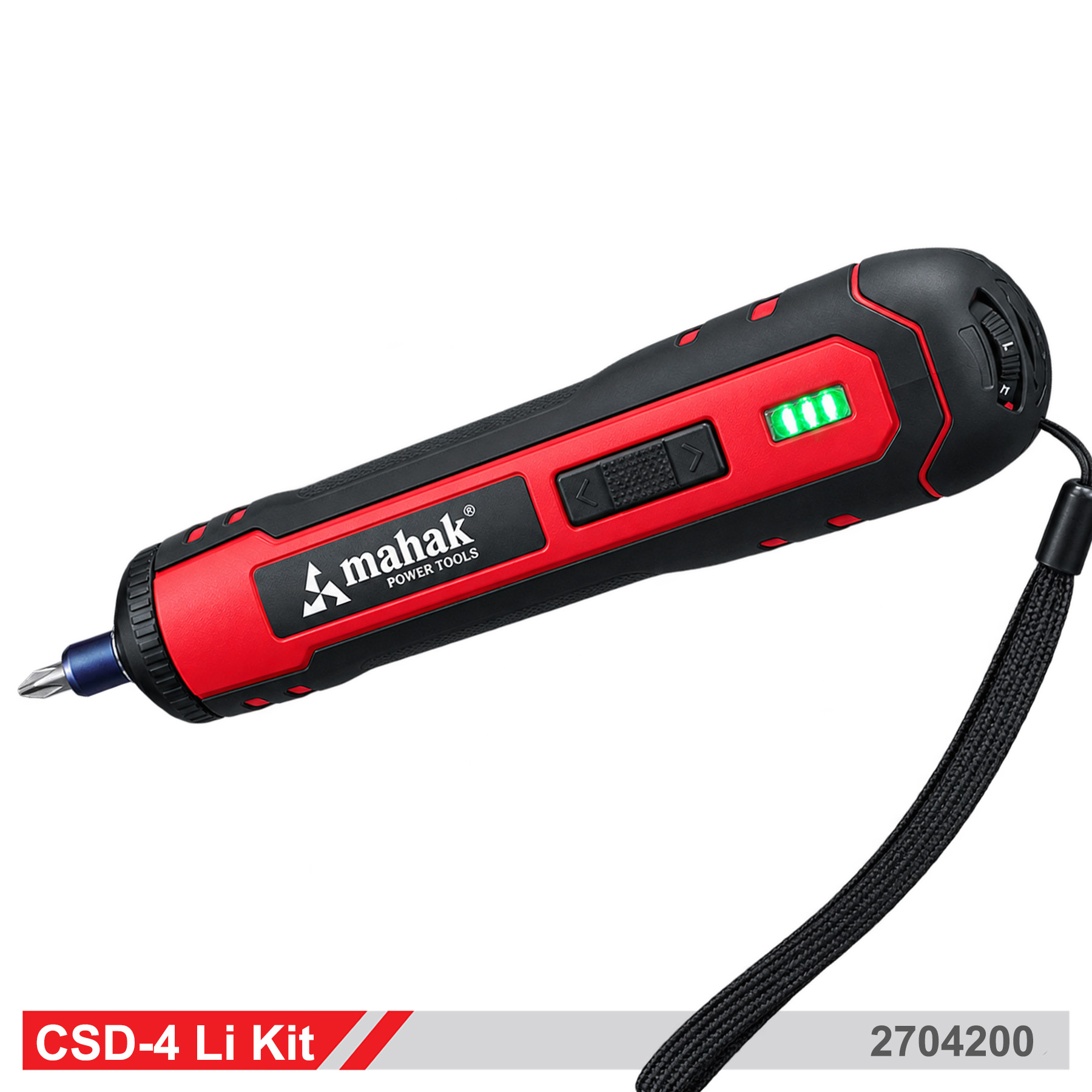 2704200 پیچ گوشتی شارژی 4 ولت لیتیوم محک با کیت ابزار CSD-4 Li Kit